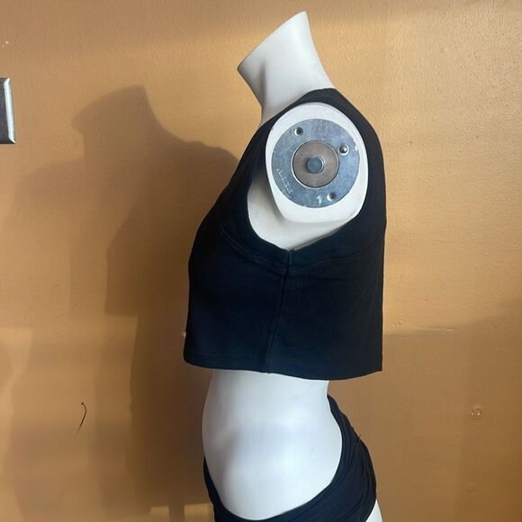 Derek Heart ❤️ black crop top size XL - Picture 3 of 8